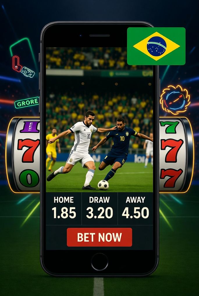 football match with betting odds overlay